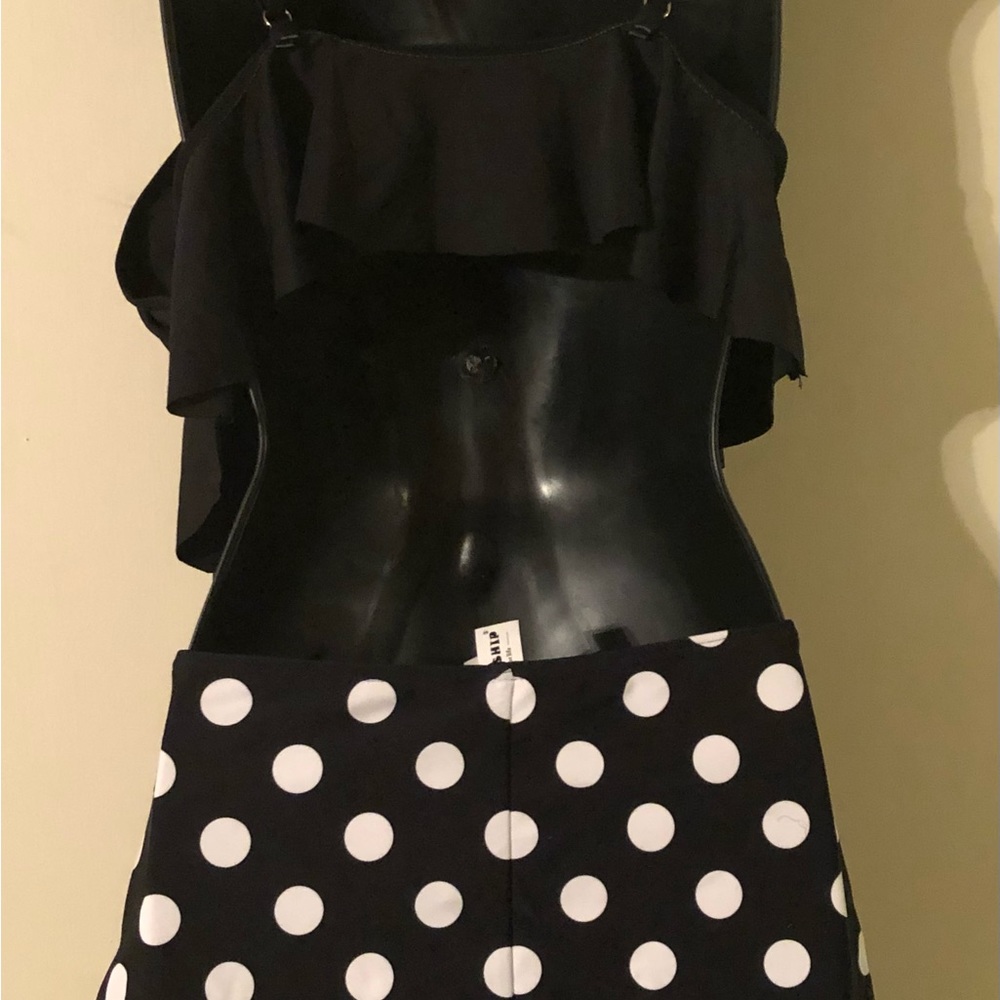 Bikini Swimsuit . Beautiful polka dot bottom